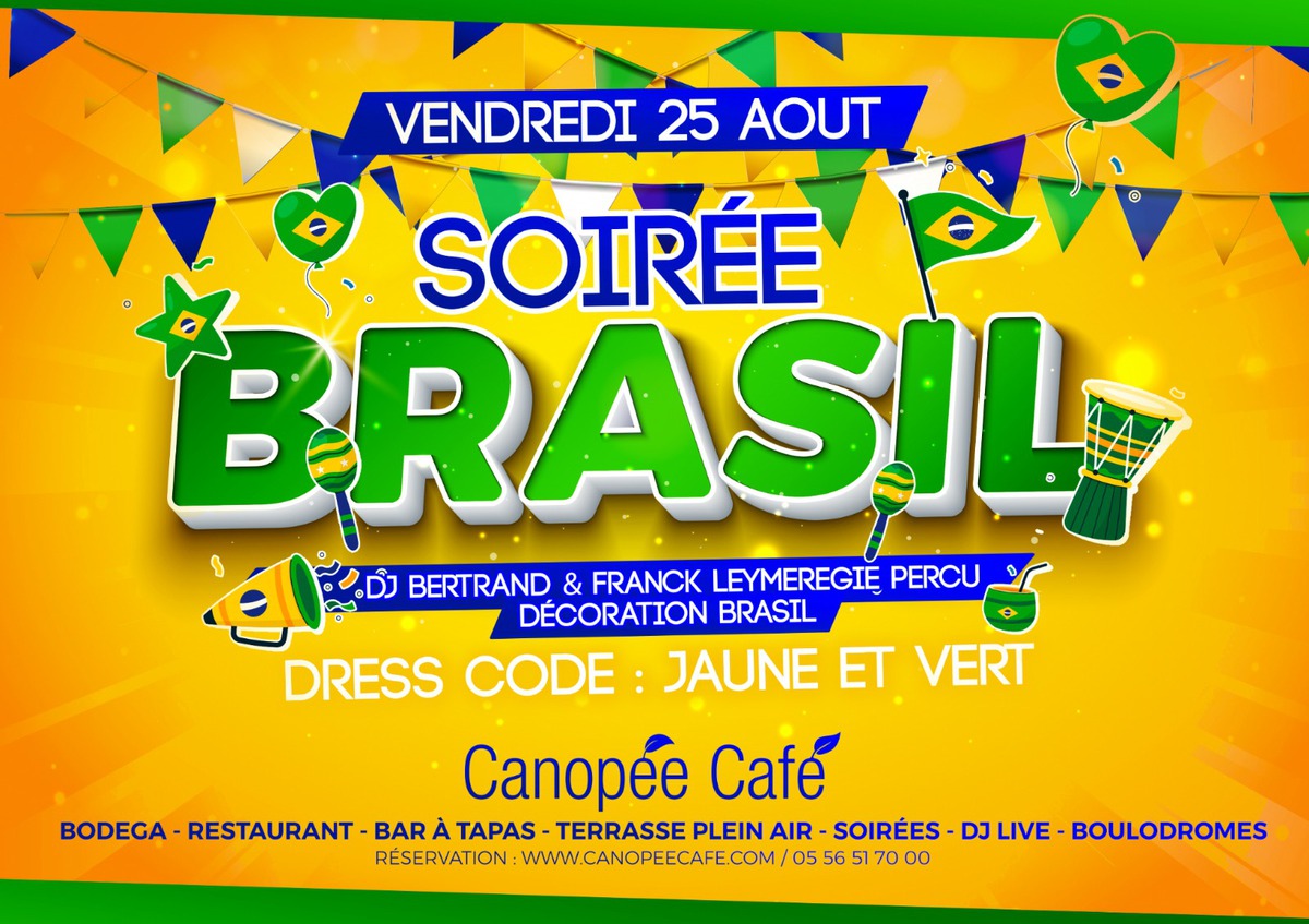 Canopee Cafe Restaurant Merignac Affiche Soiree Brasil.JPG